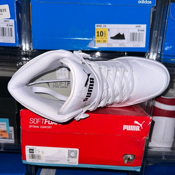 Puma Rebound Layup Mids Men’s Size 10.5 White New - Picture 4 of 5